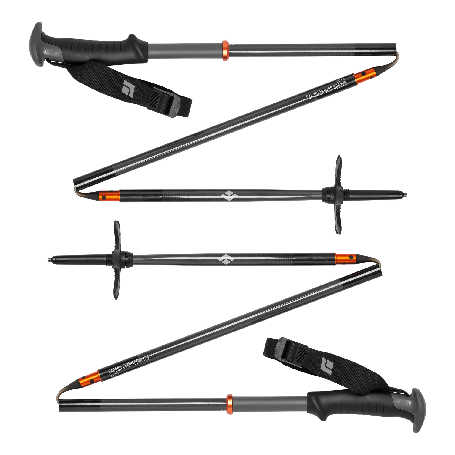 Carbon Compactor Ski Poles